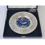 A turkish 'Iznik tile' decorative plate,