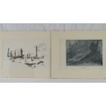 Eight WWI lithographs 'Aux Armies' by Re