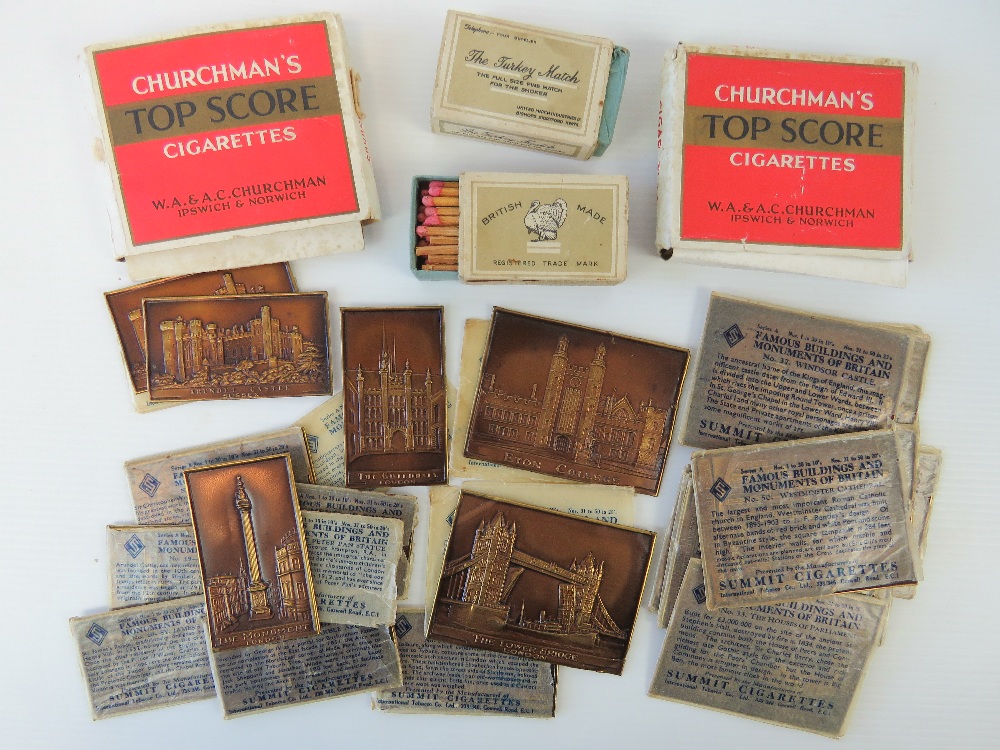 A quantity of cigarette cards in origina