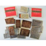 A quantity of cigarette cards in origina