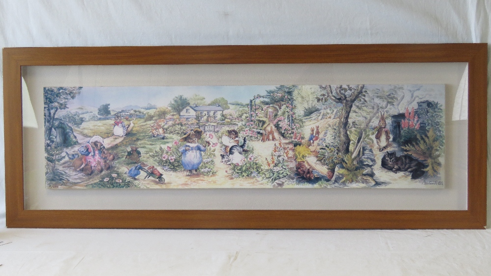 The World of Peter Rabbit; a rare framed