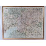 Swiss & Co's No5 Hunting Map, linen back