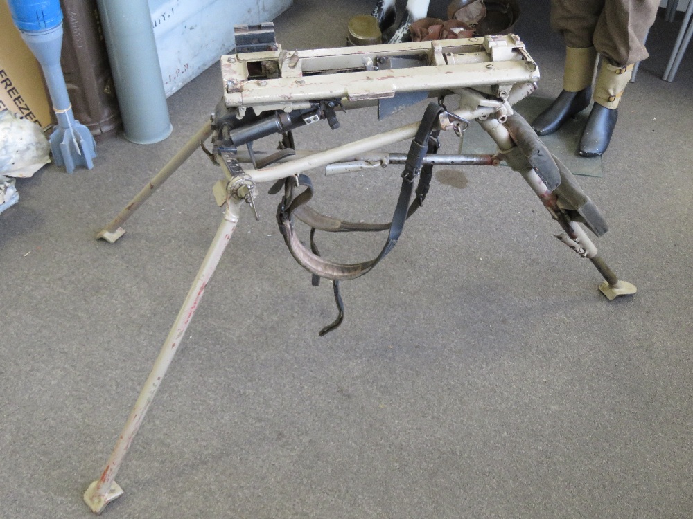 A WWII German MG42 sustained fire lafett