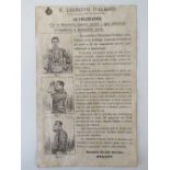 A WWII Italian issue gasmask instruction