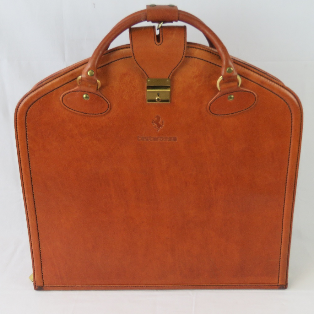 Ferrari Testarossa luggage set by Schedoni including; holdall, two suitcases, briefcase, - Image 7 of 11