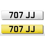 Registration Plate '707 JJ' on retention. Reduced buyers premium 15.5% + VAT.