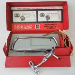 A rare original boxed Lucas Automatic dipping mirror c 1960s (type 11M) as fitted to the period