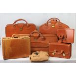 Ferrari Testarossa luggage set by Schedoni including; holdall, two suitcases, briefcase,