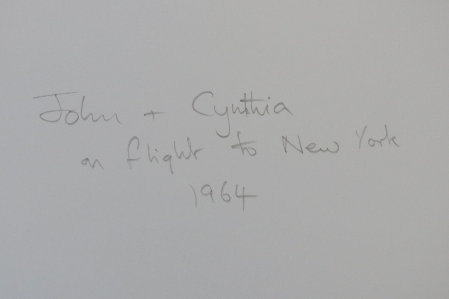 Paul McCartney on stage in 1963 and John Lennon with Cynthia on a 'flight to New York 1964', - Image 2 of 3