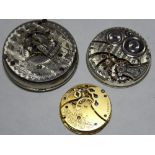 American pocket watch movements,