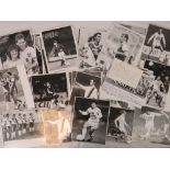 A large quantity of press photographs of football events and players including; Glenn Hoddle,