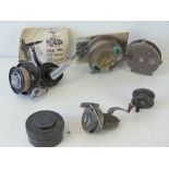 Two K P Morritt's fixed spool reels,