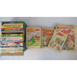 A large quantity of vintage annuals including; Tiger 1966-1969, Hurricane 1970,