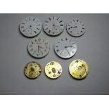 Swiss pocket watch movements, including good examples by Stauffer, Perret,