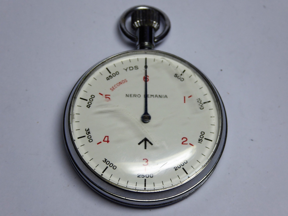 A British Military issue Nero Lemania Royal Navy sonar timer ref. 0552/520-9365, serial 192/77.