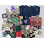 A large quantity of assorted 20th century collectors coins including Britain's first decimal coins,