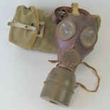 A rare French 'Doll Face' C38 gasmask, r