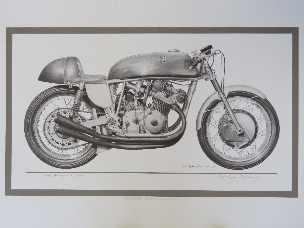 Print; the 1965 MV Augusta by Christophe