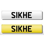 Registration Plate 'S1KHE' (Sikhe) on re