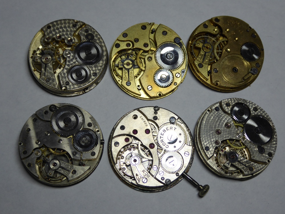 Swiss pocket watch movements for spares