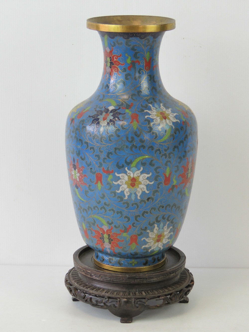 A fine early 20th century turquoise blue