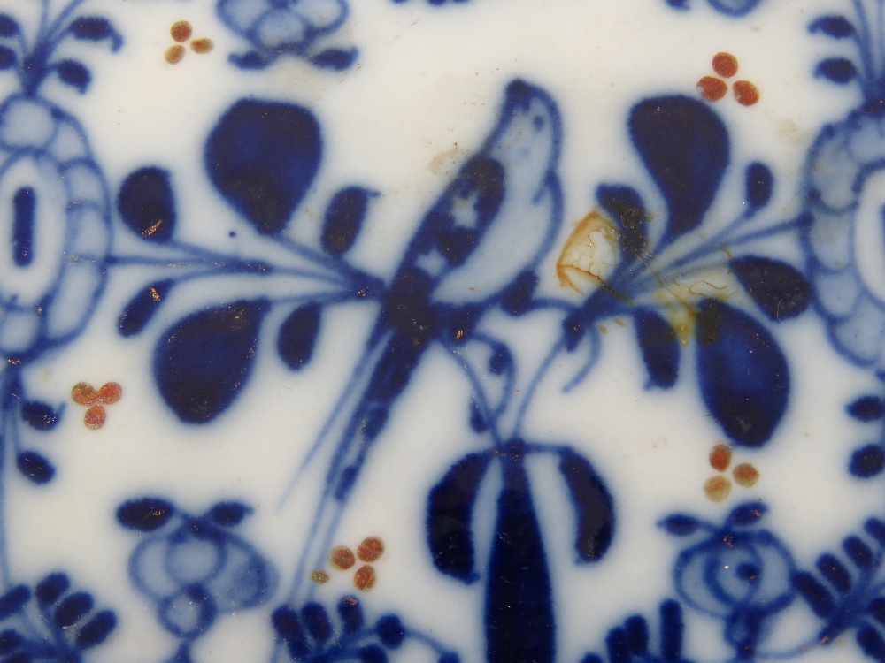 A late 19thC Delftware butter or serving - Image 4 of 4