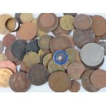 A quantity of assorted copper and cupro-