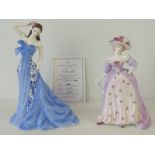 A limited edition Coalport figurine from the Femmes Fatales collection 'Mrs Fitzherbert',
