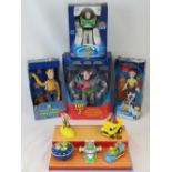 A collection of Disney Toy Story 2 & 3 toys including Woody, Jessie,