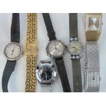 Two vintage silver watches having 925 import hallmarks,