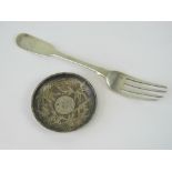 A Georgian HM silver fork,