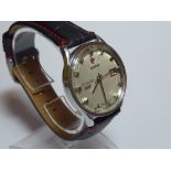 A Gents Rado Starliner 999 watch ref 11731-1 case serial 3409079881. Silvered textured dial.
