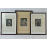 A pair of early 19thC stipple engravings of Francis Bacon (Viscount St Alban) and Edward Hyde (Earl