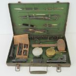 A rare and complete WWII British Military Bren gun armourers inspection tool kit.