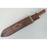 A British military machete having broad arrow upon, made by S & J Kitchin Ltd Sheffield,