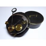 A 19th Century pocket Sextant by Elliott Brothers, London. Inscribed to outer case "J.D.