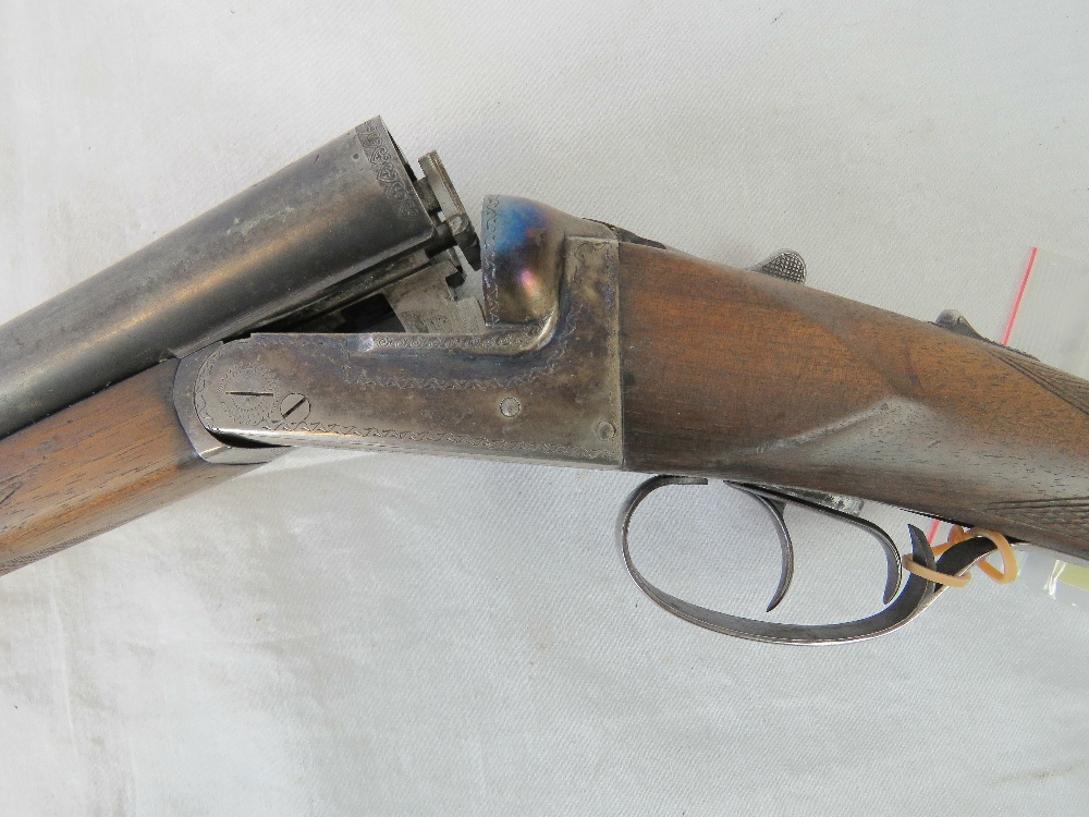 A deactivated (EU Spec) Spanish Laurona double barrel 12 gauge box lock shotgun with 27. - Image 3 of 5