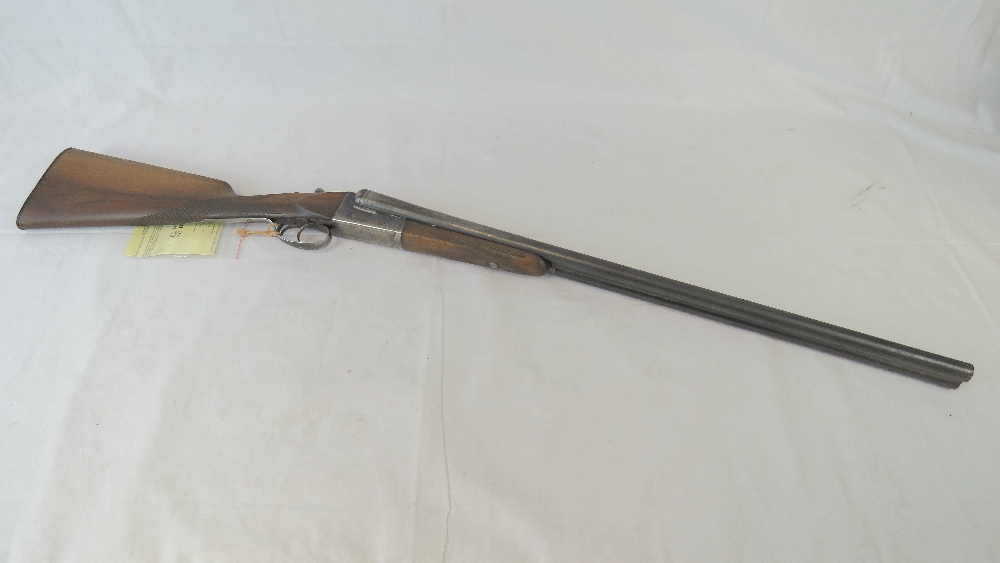 A deactivated (EU Spec) Spanish Laurona double barrel 12 gauge box lock shotgun with 27.