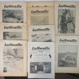 Nine WWI German Luftwaffe magazines date