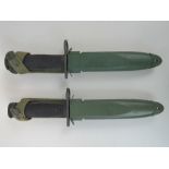 Two U.S. military issue Vietnam era M16