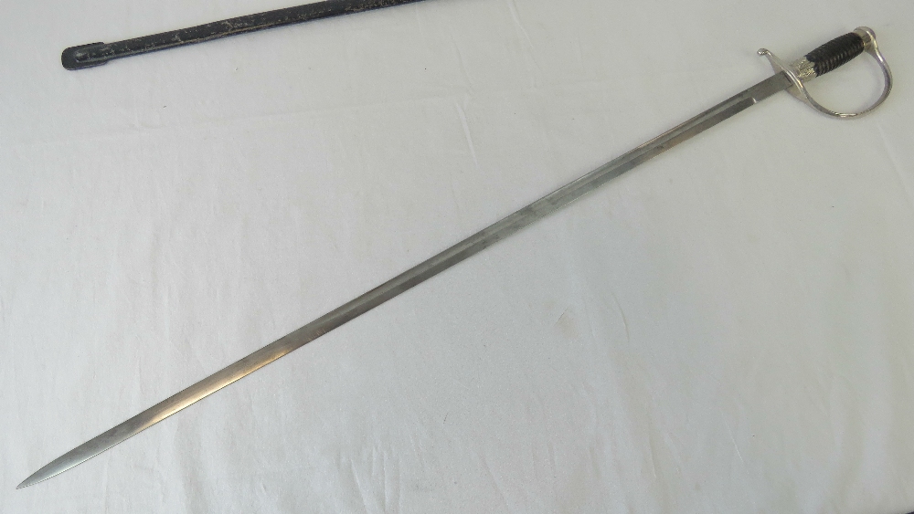 A WWII German SS NCOs sword complete wit - Image 4 of 4