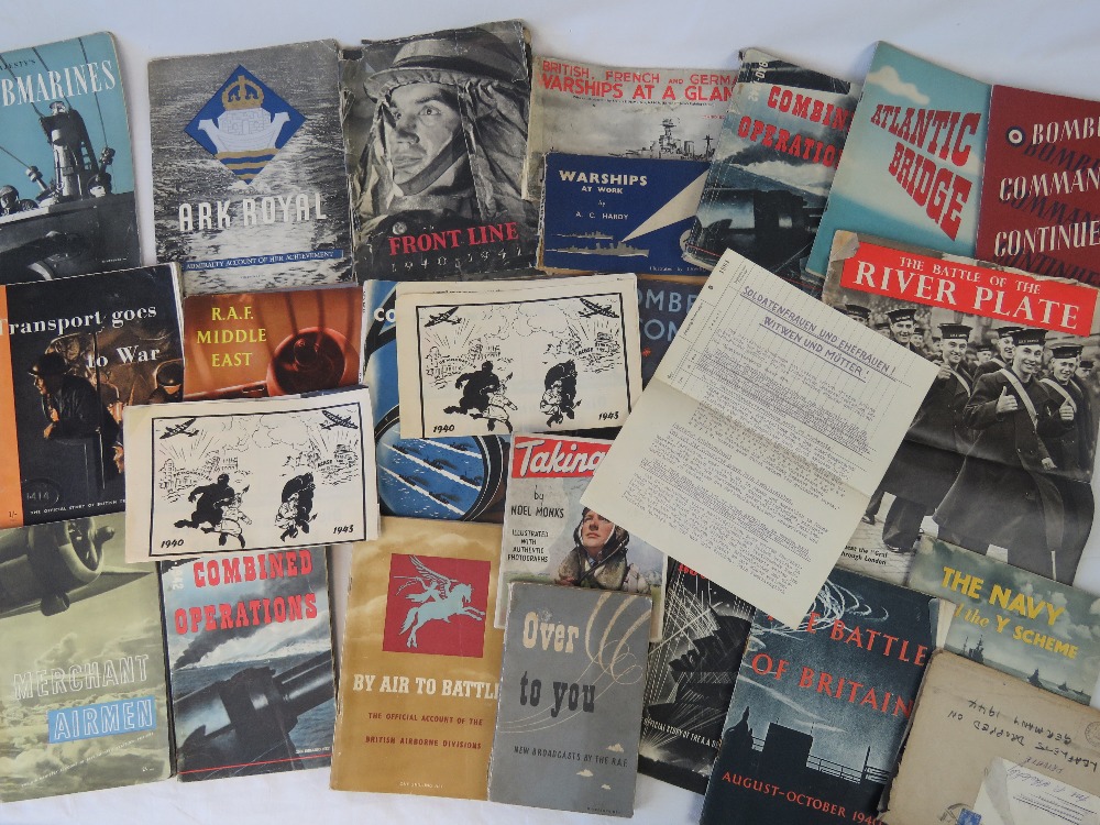 A small collection of WWII paper ephemer