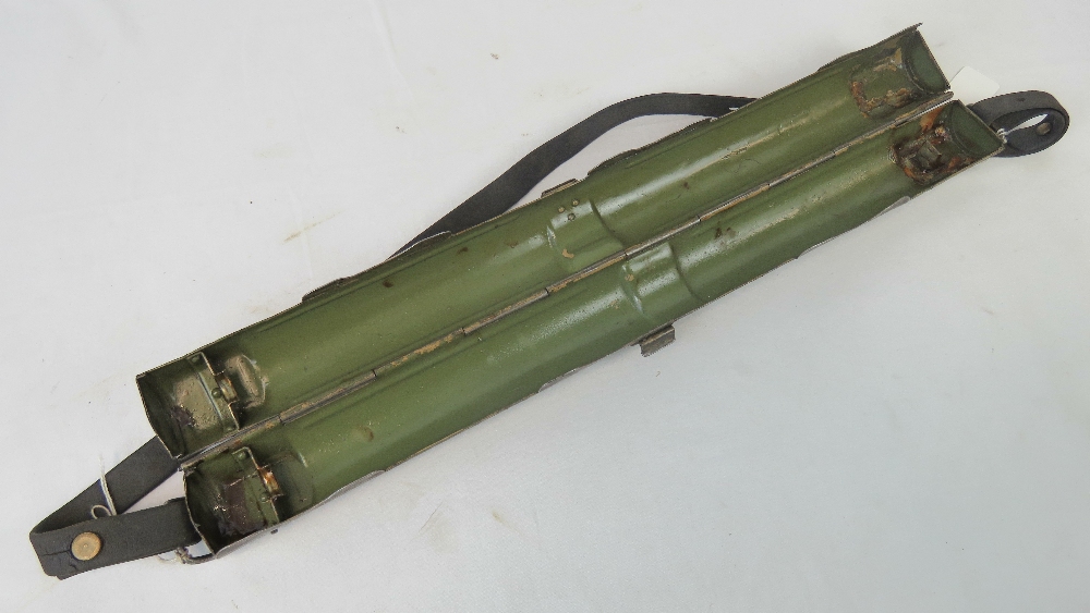 A WWII German MG42 spare barrel case, pa - Image 2 of 2