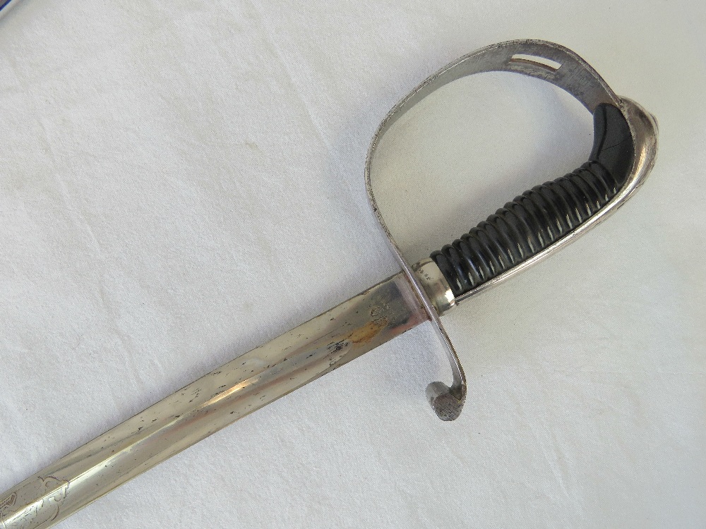 A WWI Bavarian Officers Cavalry sword, 8 - Image 2 of 4