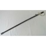 A WWII German SS NCOs sword complete wit