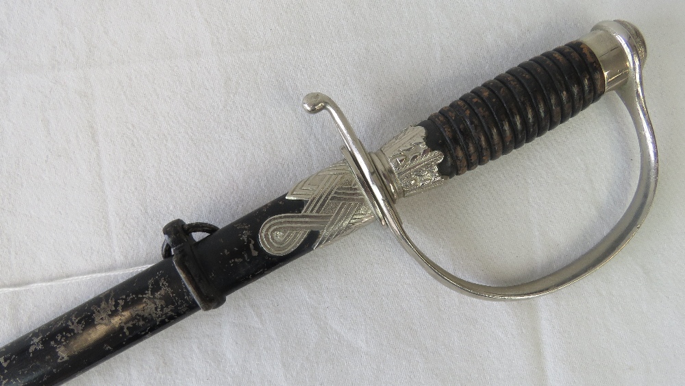A WWII German SS NCOs sword complete wit - Image 2 of 4