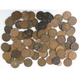 A quantity of 1p pieces, Queen Victoria