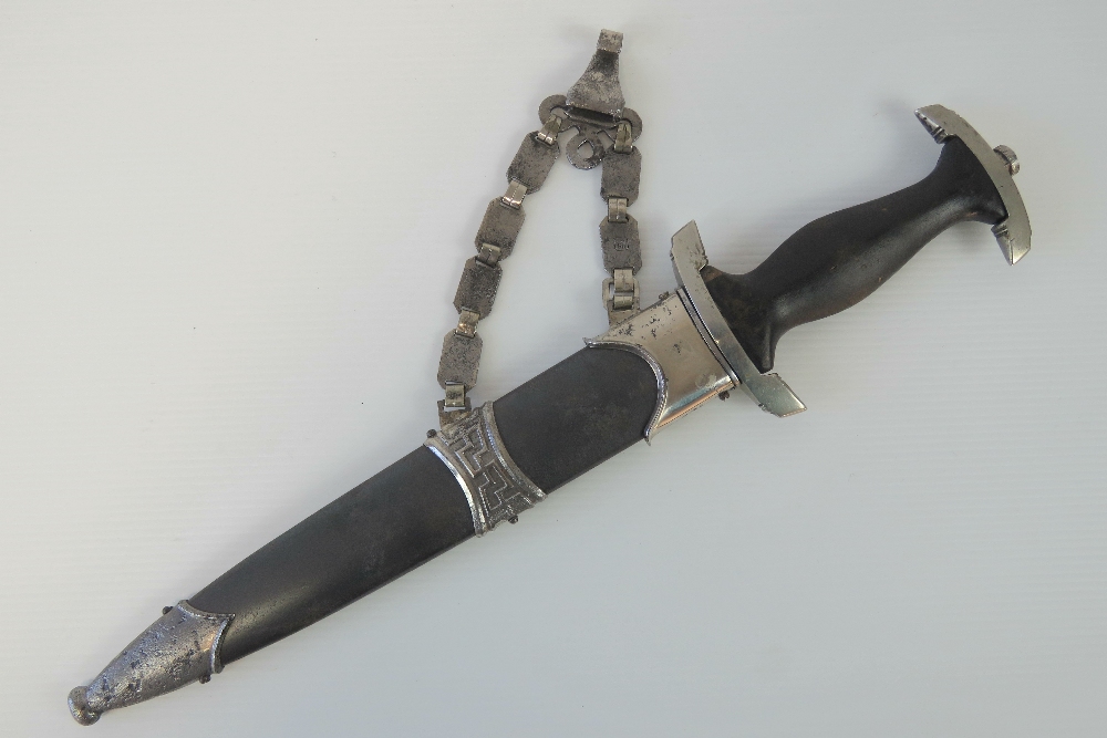 A rare WWII Norwegian SS Officers dagger - Image 2 of 8