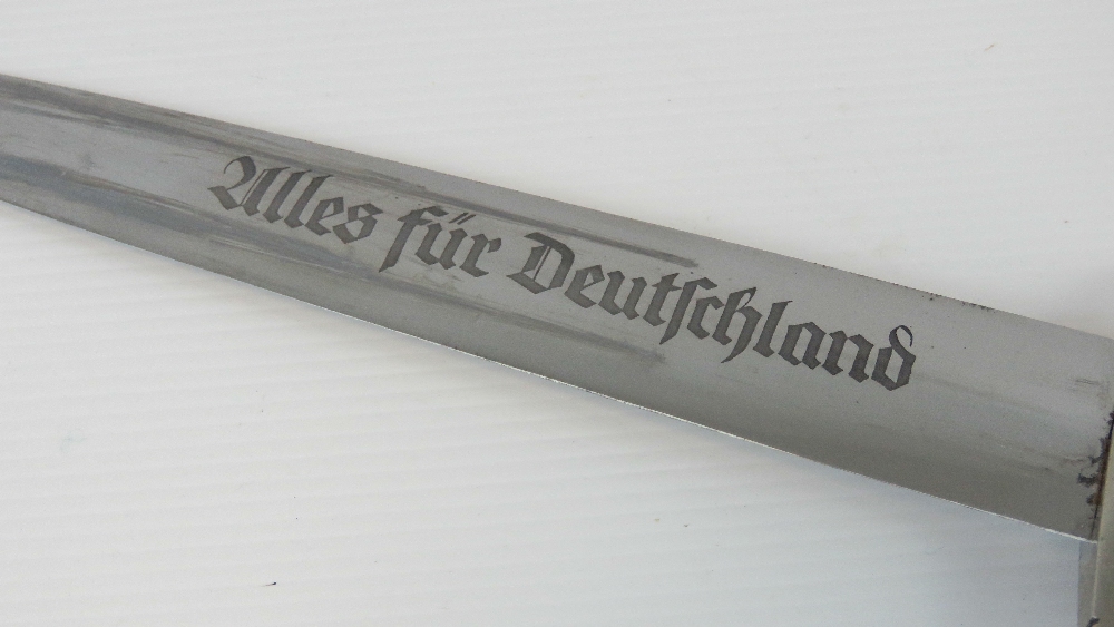 A WWII German SA Officers dagger with fu - Image 3 of 5