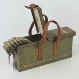 A WWII British Vickers .303 ammunition c